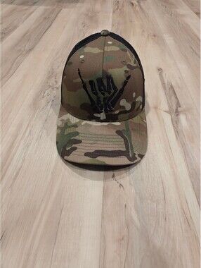 URT X C4 Foundation Camouflage Trucker Hat with None Shaka Embroidery